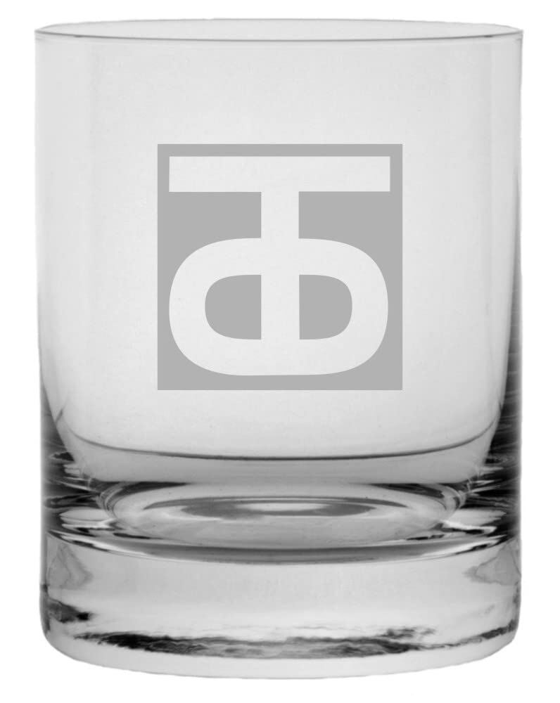 90th Infantry Division 11oz Whisky Glass with Military Etching  -image