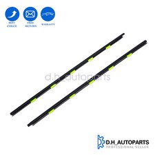 2pcs Door Window Weather Molding Left Right For 1996-2000 Honda Civic 1.6l