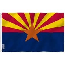 Anley Fly Breeze 3x5 Foot Arizona State Flag - Arizona AZ State Flags Polyester