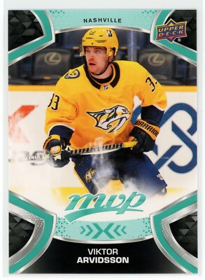 2021-22 Upper Deck MVP Hockey Viktor #33 Arvidsson Nashville Predators