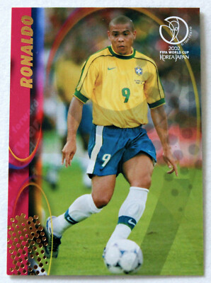 PANINI Soccer Trading Card RONALDO Brasil No. 37 World Cup 2002 mint RARE!  | eBay