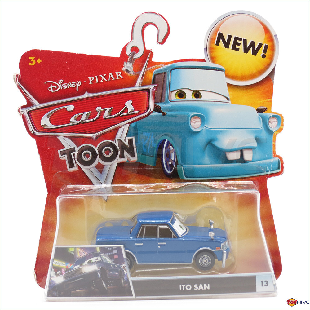 カーズ トゥーン ITO SAN 新品未開封 希少 マテル Disney Pixar Cars Toon Ito San #13 by Mattel 2009 - worn package