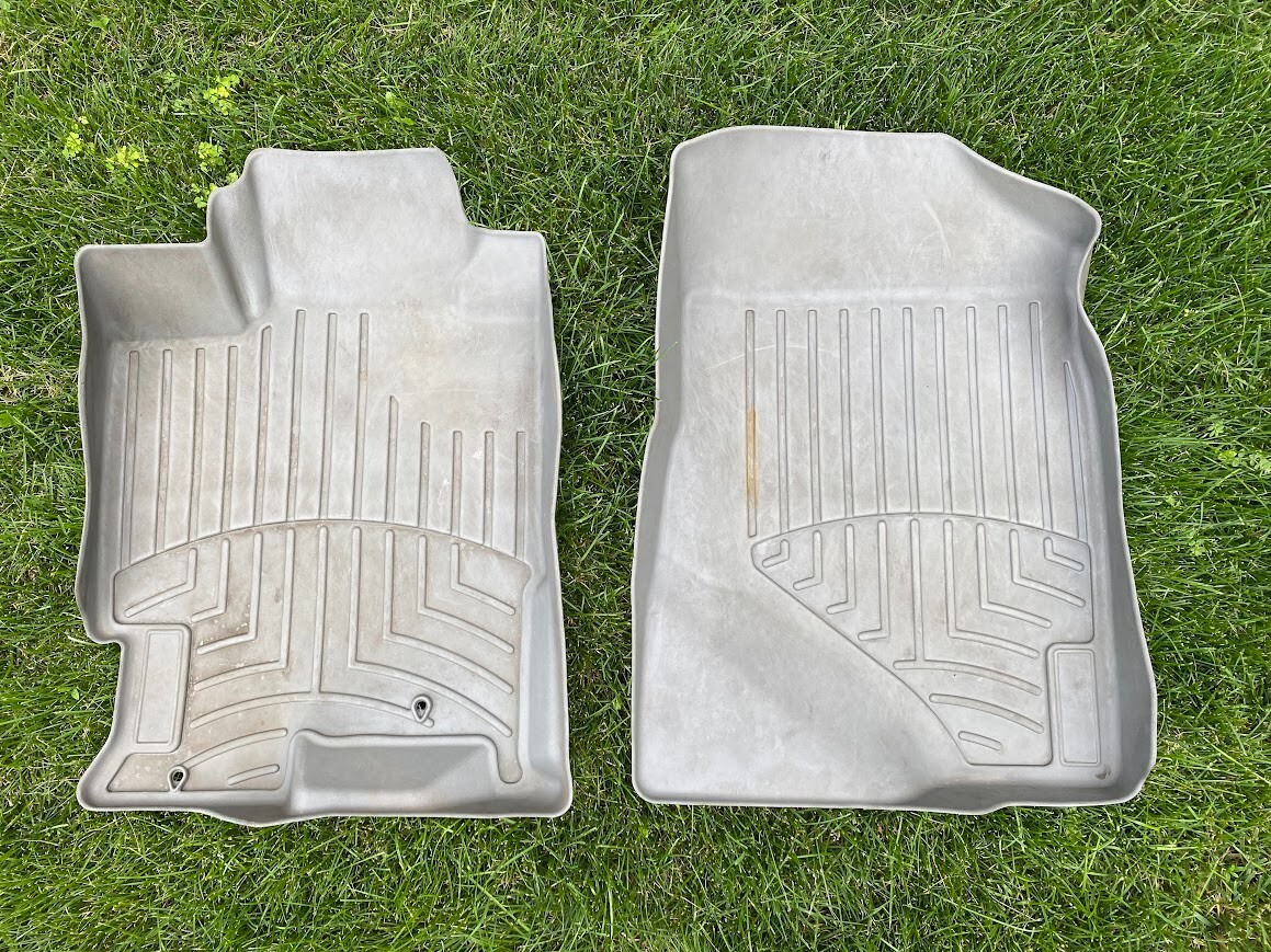 2007 - 2012 Acura RDX GRAY WeatherTech Front Seat Premium Floor Liner Mats