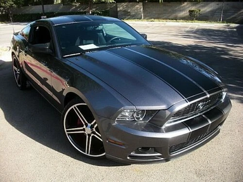 Adesivo gráfico de vinil 3M preto fosco 10 polegadas listras de corrida + 1/2 listras de giz 36 pés - Imagem 4 de 4