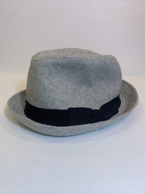 Goodfellow Co Dobby Fedora Hat Gray M/LG Medium/Large New (21)