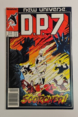 D.P.7. #6 Marvel Comics New Universe Apr 1986