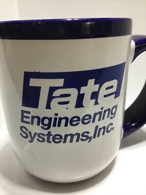 TATE ENGINEERING SYSTEMS INC COFFEE MUG. 80th ANNIVERSARY  Mug. B224