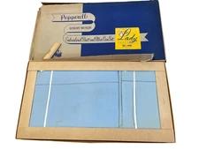 NOS Lady Pepperell Luxury Muslin Sheet and pillow case set Blue