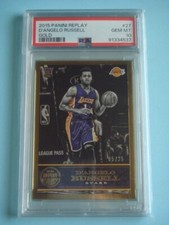 2015 Panini Replay D'Angelo Russell RC Gold #05/25 PSA 10 POP 1 !! LAKERS