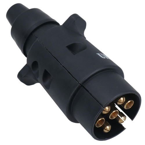 Tow Bar Electrics 7 pin 12v N Type PLASTIC Socket & Plug Trailer Lights Hook Up - Picture 6 of 6