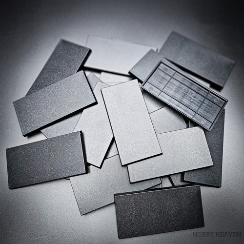 100x50mm Rectangular Liso Wargaming Bases de Plástico Warhammer Totalmente Nuevo Wargames - Imagen 19 de 21