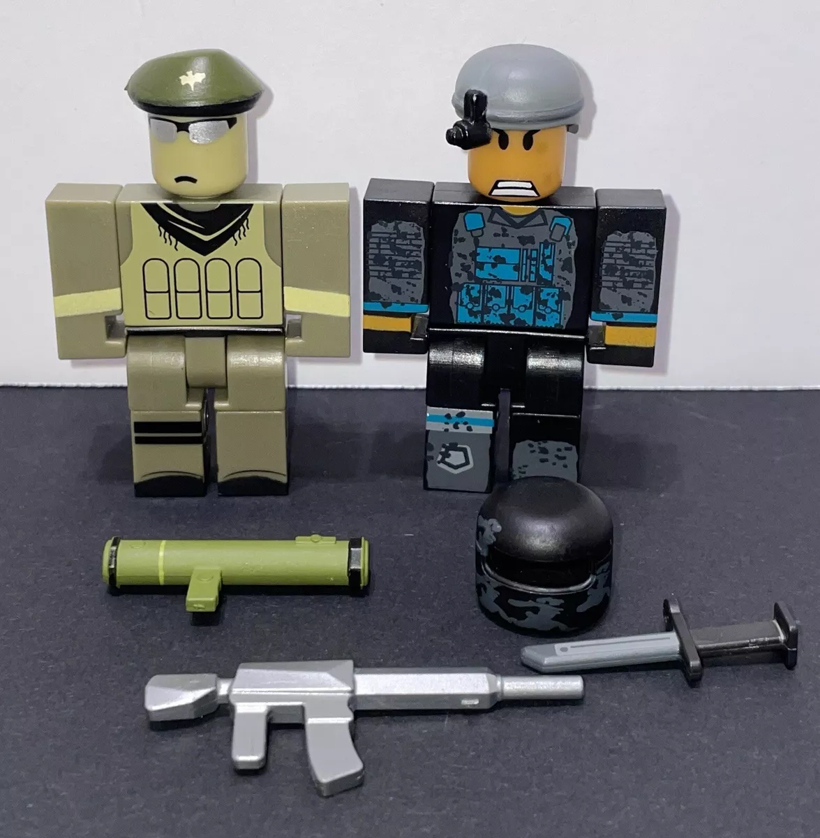 Roblox Action Collection Phantom Forces: Ghost + Two Mystery Figures  Includes 3 Exclusive Virtual Items 