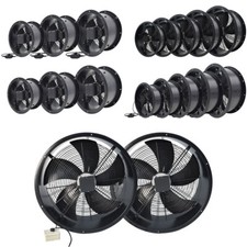 Industrial Cased Axial Extractor Canopy Kitchen Commercial Restaurant Duct Fan