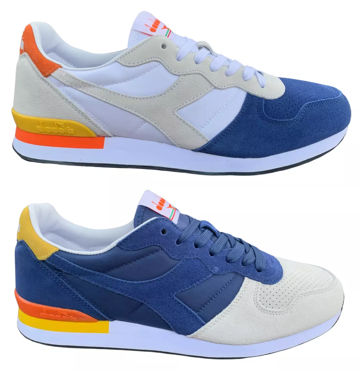 Diadora Trainers Mens Camaro Leather 2 Colours RRP 70 CLEARANCE OFFER