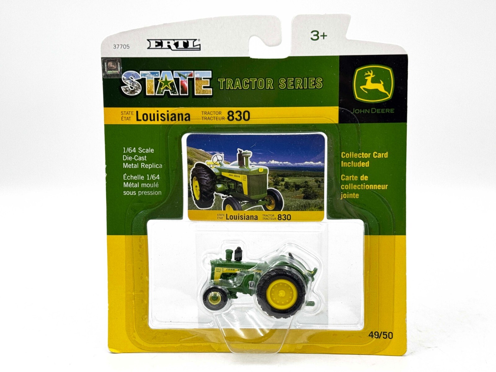 1/64 Louisiana John Deere 830 State Tractor Series Edition