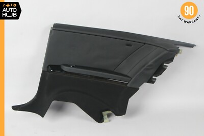 07-14 Mercedes W216 CL600 Rear Right Side Quarter Door Panel Trim Black OEM
