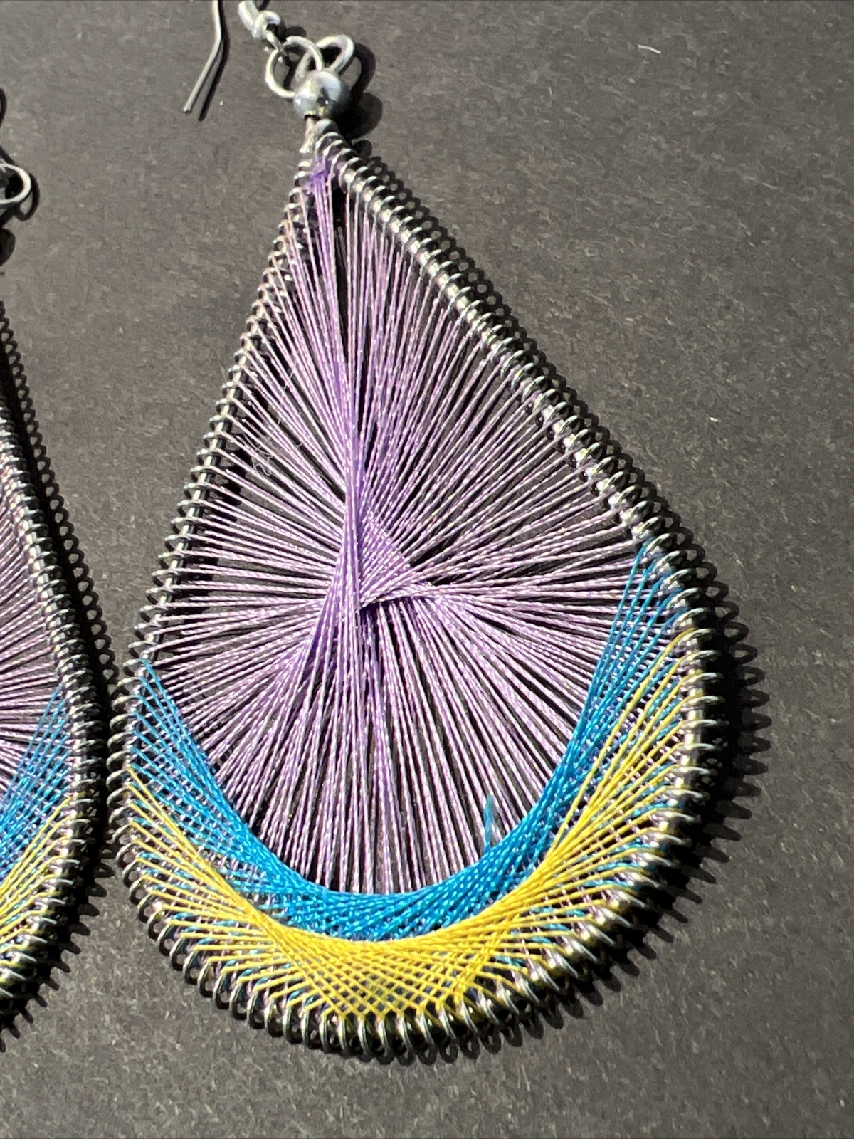 Bohemian Teardrop String Art Multicolor Geometric Dan… - Gem