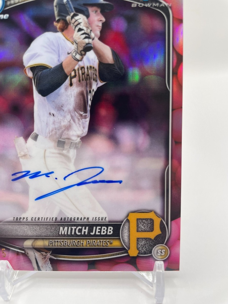 TOPPS １ST Bowman 2025 Bowman Mitch Jebb 1st Chrome Snack Pack Bubble Gum