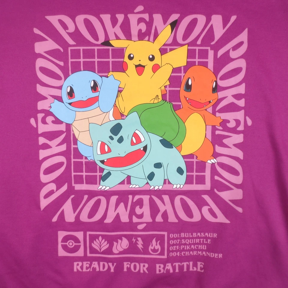 Sudadera Pokémon Gotta Catch Them All para mujer grande púrpura Pikachu Pullover Foto 2 de 4