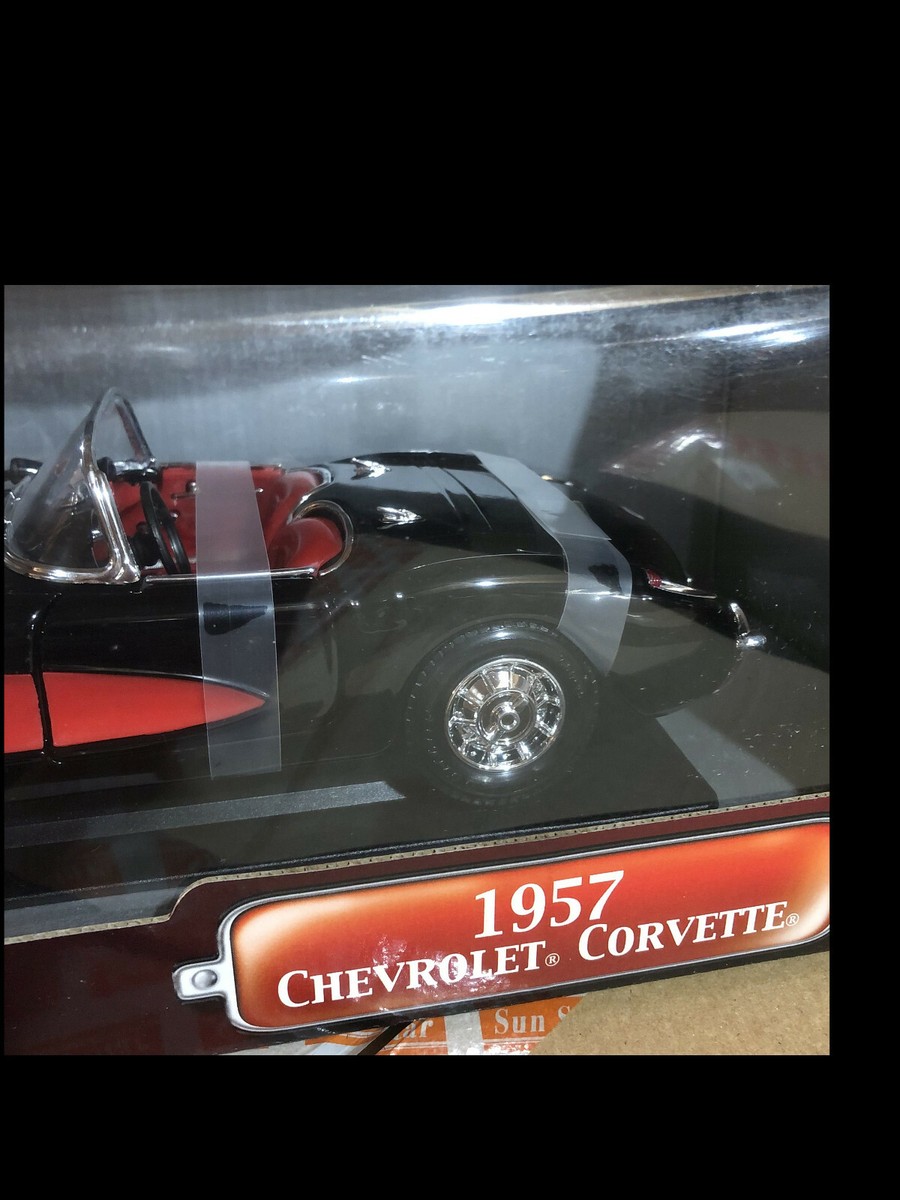 1957 Corvette BLACK 1:18 92018 | eBay