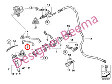BMW 1' 3' Series E81 E87 E88 E82 E90 Pressure Hose Fuel Injection System (JS)