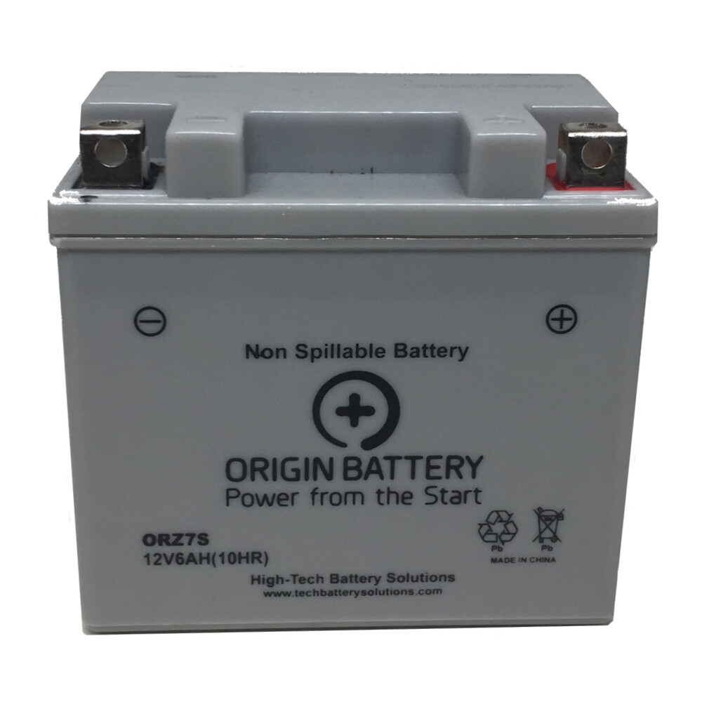 12V 6AH 90CCA XTAZ7S Motorcycle Battery Replacement- Sealed AGM