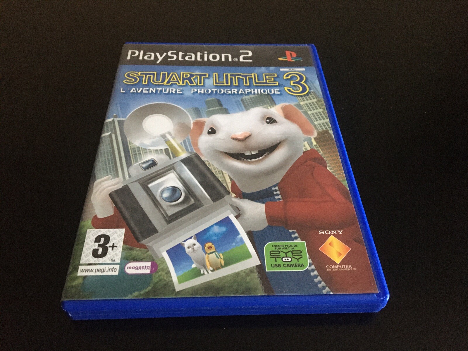 STUART LITTLE 3 L’AVENTURE PHOTOGRAPHIQUE SONY PLAYSTATION 2 PS2 FR PAL COMPLET