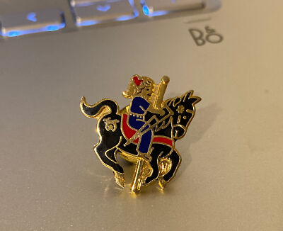 Vintage ''Lady Barbara'' 94' R/G Awards Girl Lady Carousel Horse Lapel Pin Tie Tac