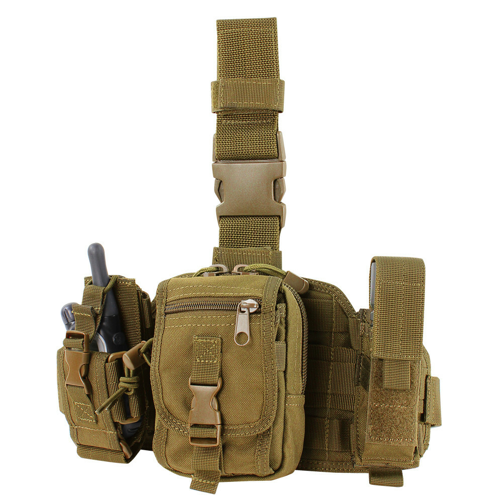 Condor Tactical Modular Nylon Airsoft Drop Leg MOLLE Utility