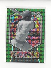 2021 Panini Mosaic Vintage Mosaic Green #1 Jim Rice Red Sox