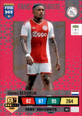 Fifa 365 Adrenalyn XL 2023 - 363 - Steven Bergwijn - Fans Favourite