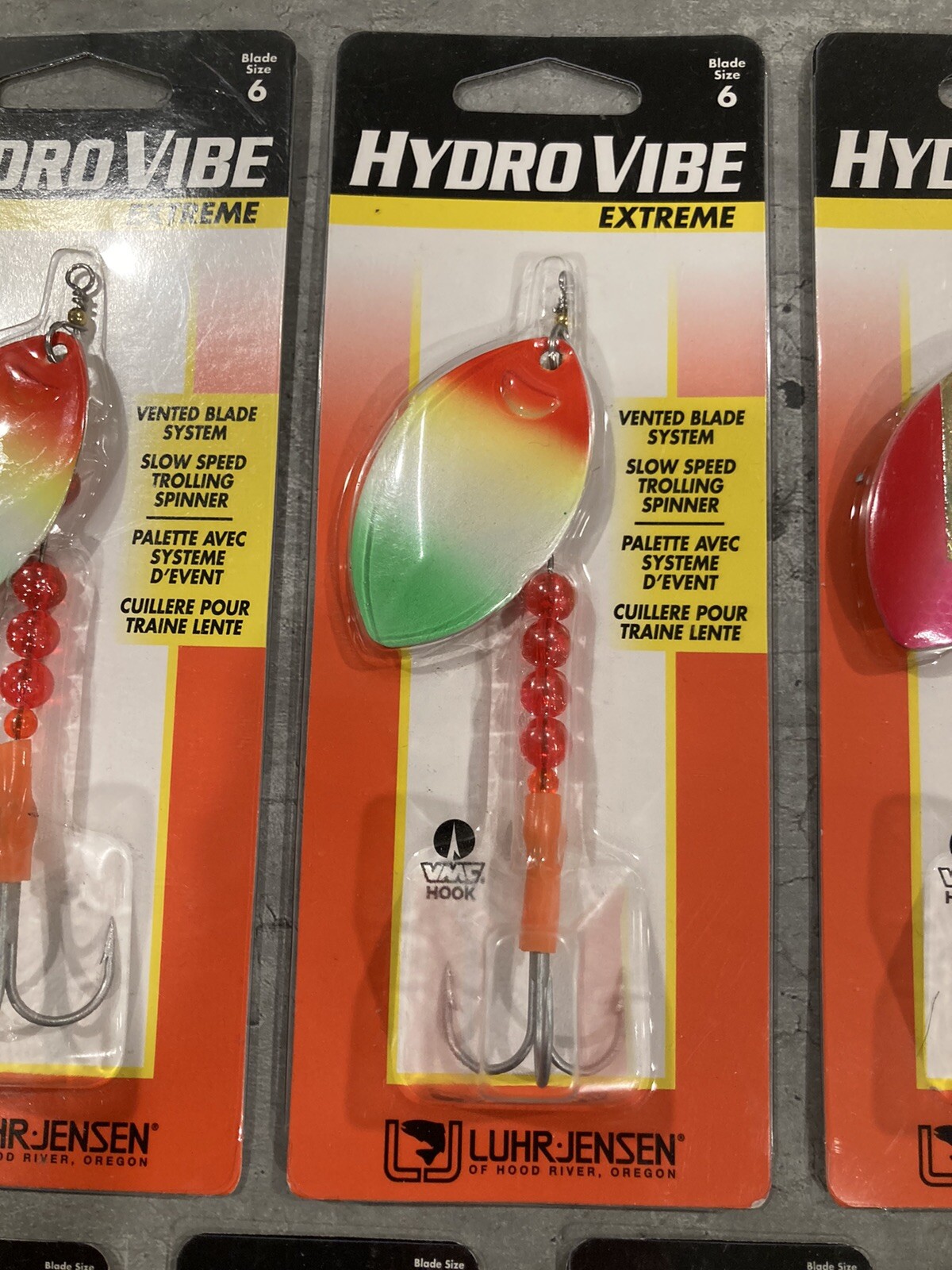 Lot of 10 - Luhr Jensen Hydro Vibe Extreme Spinners - Size 6 & Size 4 1/2 - Image 3