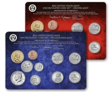 2023 US Mint Uncirculated 20 Coin Set Mint Set Philadelphia & Denver SEALED