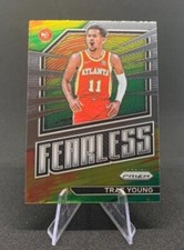 Trae Young 2022-23 Panini Prizm Basketball Fearless Insert #12 