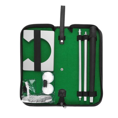 Indoor Golf Putting Cup Praxis Training Clubs Putter Kit Set mit Bällen und DB