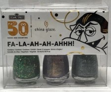 Sesame Street Micro Mini Nail Polish Fa-La-Ah-Ah-Ahhh China Glaze 50th Ann. 
