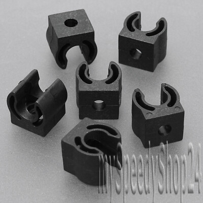 10 x Universal Bremsleitung Halteklammern Bremsschlauch Halter für Kfz Motorrad
