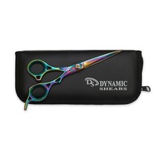 Professional Barber Hair Cutting Scissor/Shear, 6.5", Titanium Color
