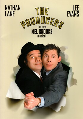 Nathan Lane ''THE PRODUCERS'' Lee Evans / Mel Brooks 2004 London Souvenir Program