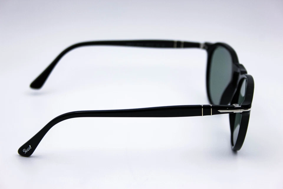 Monturas redondas negras Persol 3286-S 95/31 necesitan lentes 49-19-140 Foto 2 de 4