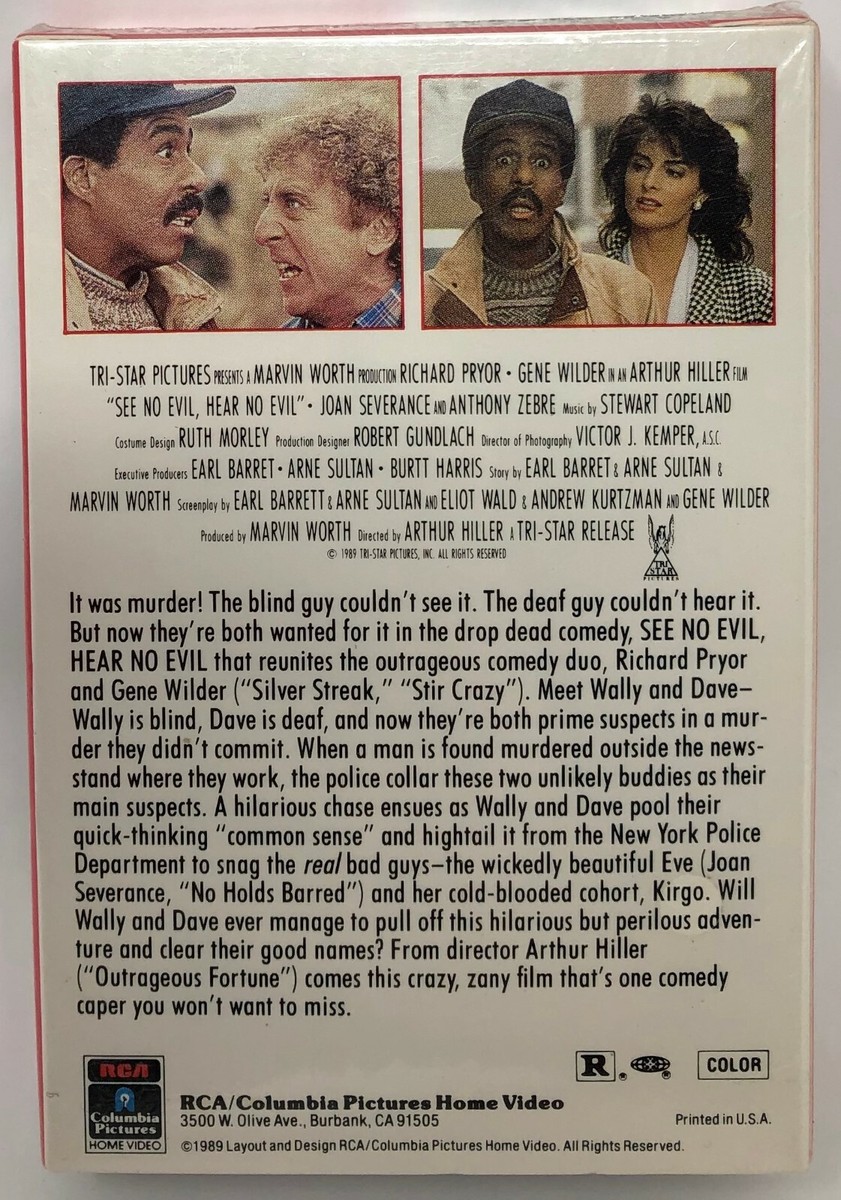 NEW See No Evil, Hear No Evil Video 8 Movie 8mm Richard Pryor