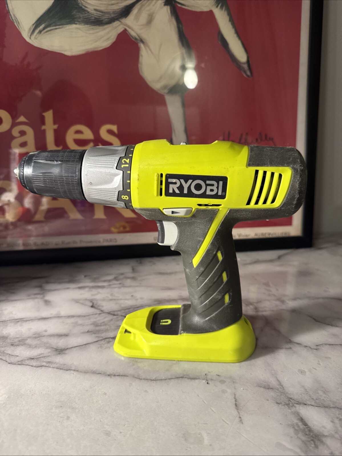 Ryobi 18v Drill 1/2 Cordless P203 Only Tested Works
