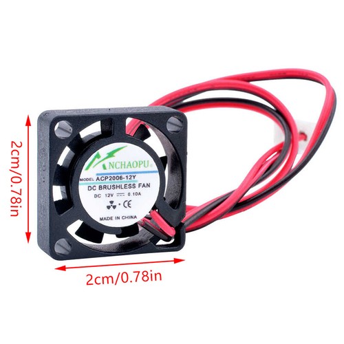 ACP2006 DC5V 12V USB 2Pin Micro Cooling Fan For Micro Equipment Purifier Drone - Photo 4/14