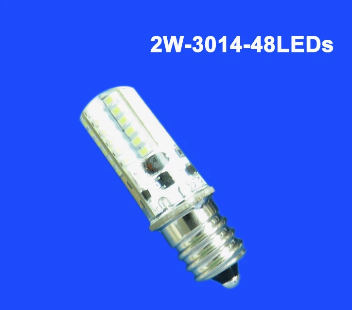 E12 C7 LED bulb White/Warm/Red/Green/Blue 48-3014SMD 2W 12V Christmas light #1 - Image 4 of 4