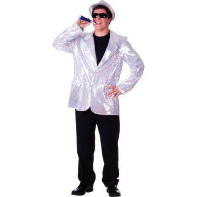 Dress Up America voll gefütterte Paillettenjacke für Erwachsene - schönes Ankleideset