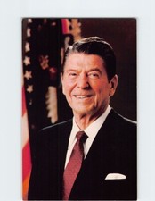 Postcard President Ronald Wilson Reagan Portrait