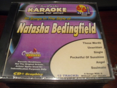 CHARTBUSTER 6+6 KARAOKE DISC 40428 NATASHA BEDINGFIELD CD+G POP MULTIPLEX