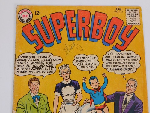 SUPERBOY #112 - Silver Age DC Comics 1964 Cover & Centerfold Secure - Picture 2 of 22