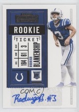 2020 Panini Contenders Rookie Ticket Rodrigo Blankenship #227 Auto 1v7