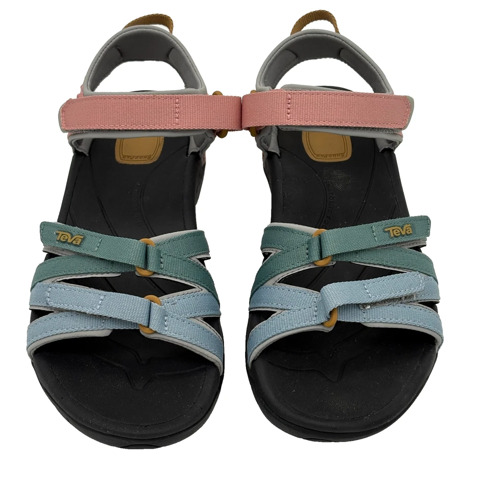 Sandalias Teva Mujer US 7 Tirra Light Earth Multi Tirantes Deporte Senderismo Zapato Pastel Foto 2 de 4